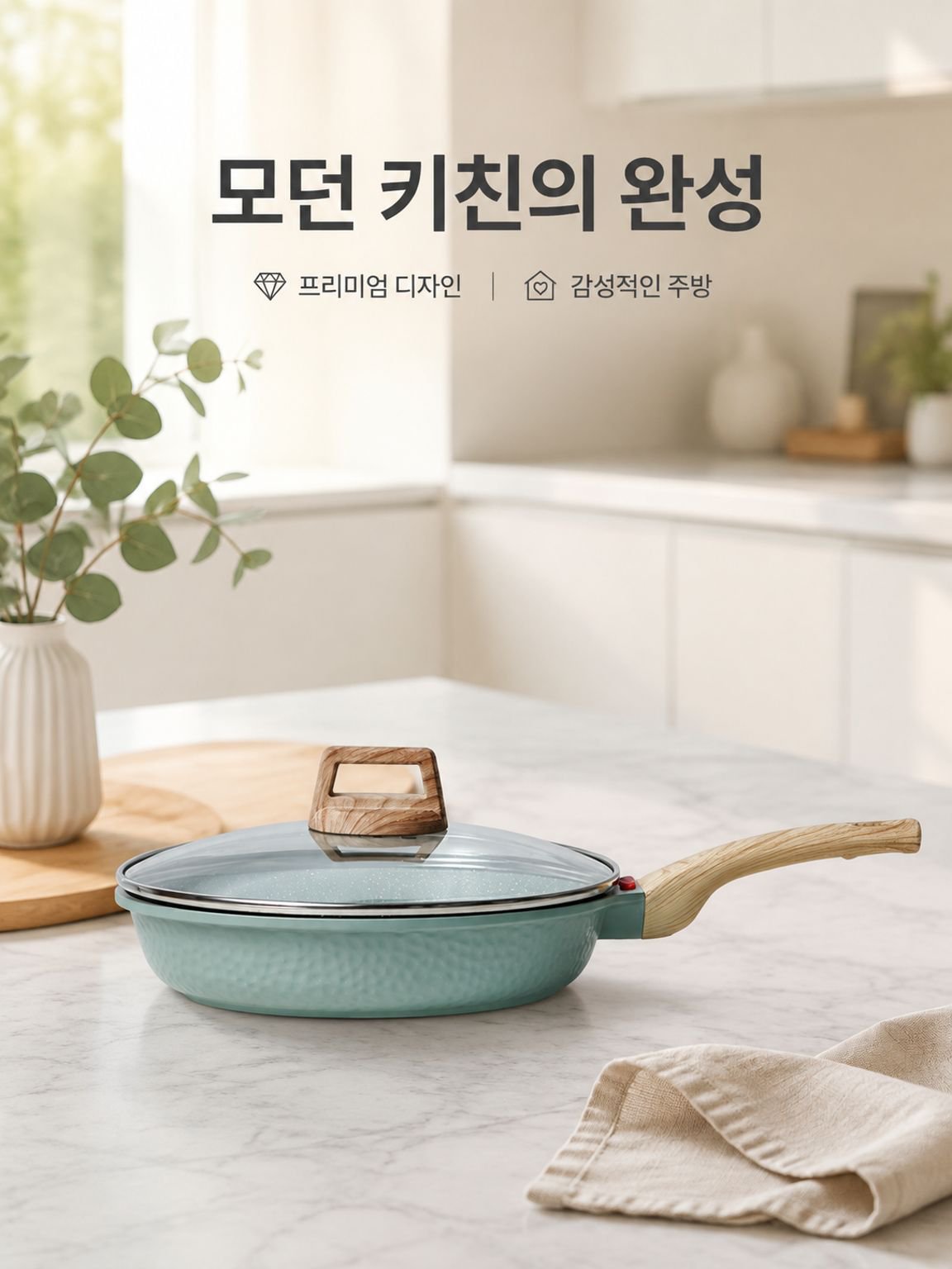 무연 알루미늄 합금 프라이팬