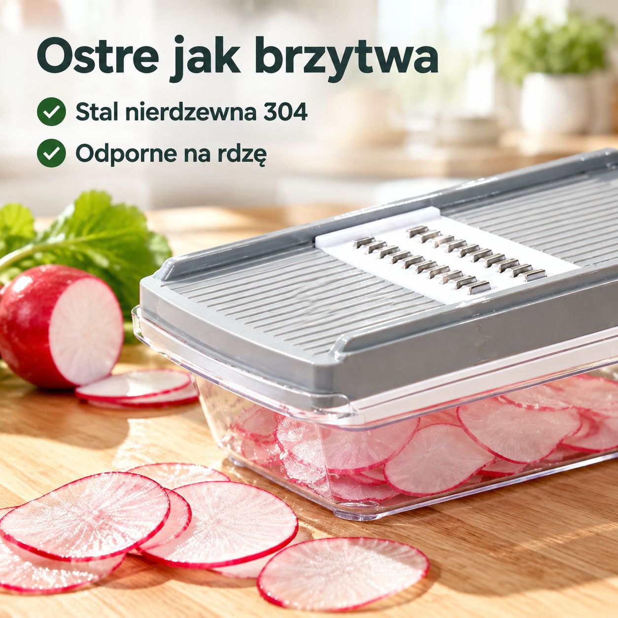 Domowa tarką kuchenna z osłoną dłoni