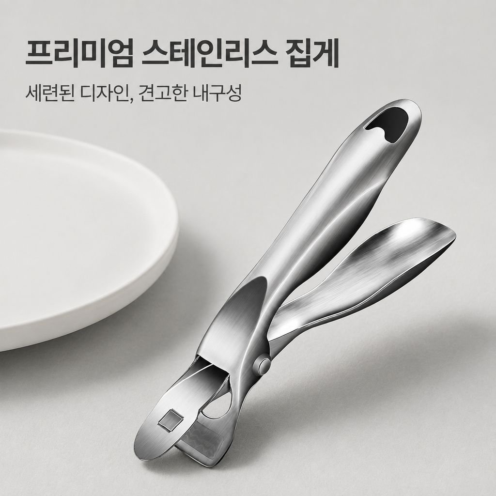스테인리스 논슬립 찜 야채 집게 플레이트 홀더