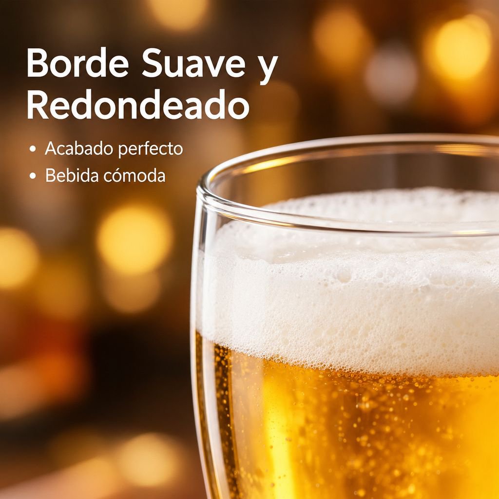 Jarra de Cerveza de Vidrio Grueso Gran Capacidad Vaso para Bar