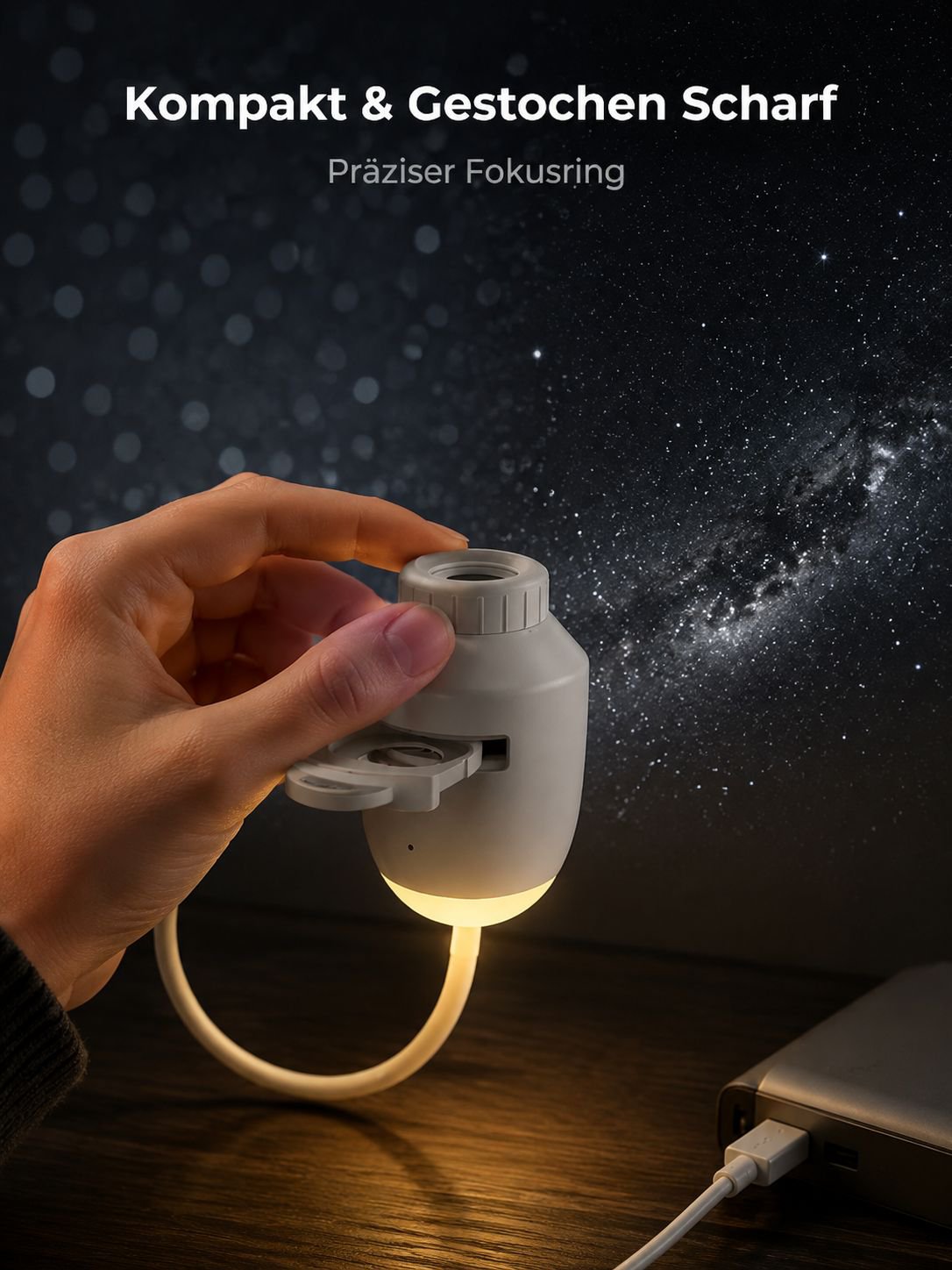 Sternenhimmel-Projektorleuchte – USB-betrieben
