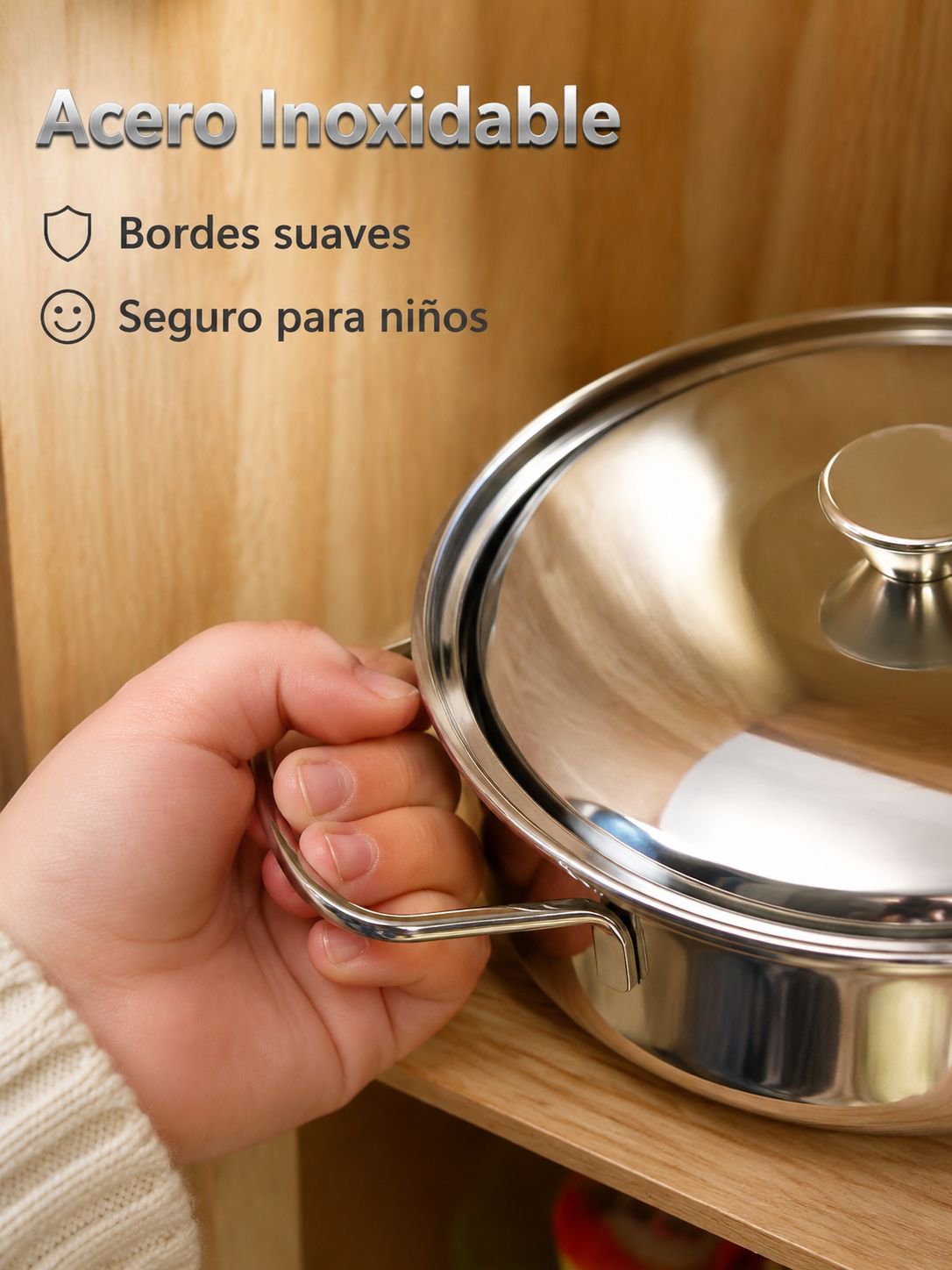 Set de cocina de madera para niños