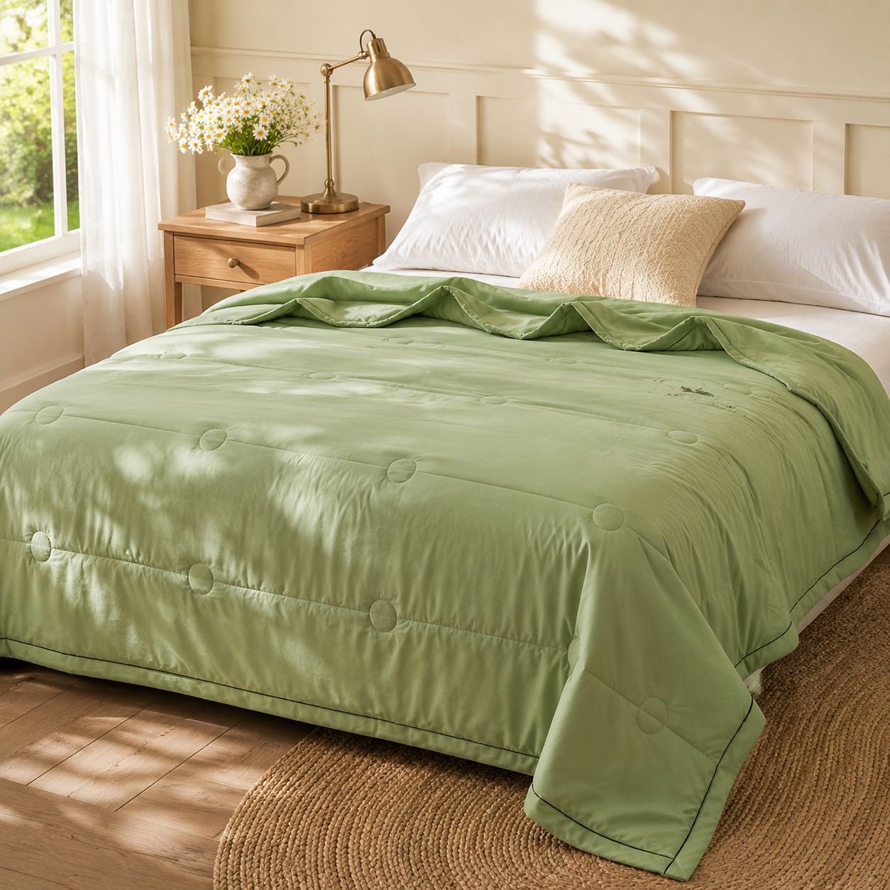 Mint-infused Comforter