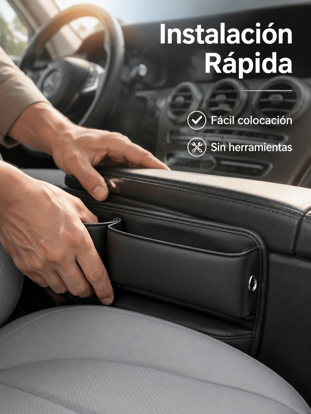Caja de almacenamiento para automóvil SL con logotipo del automóvil