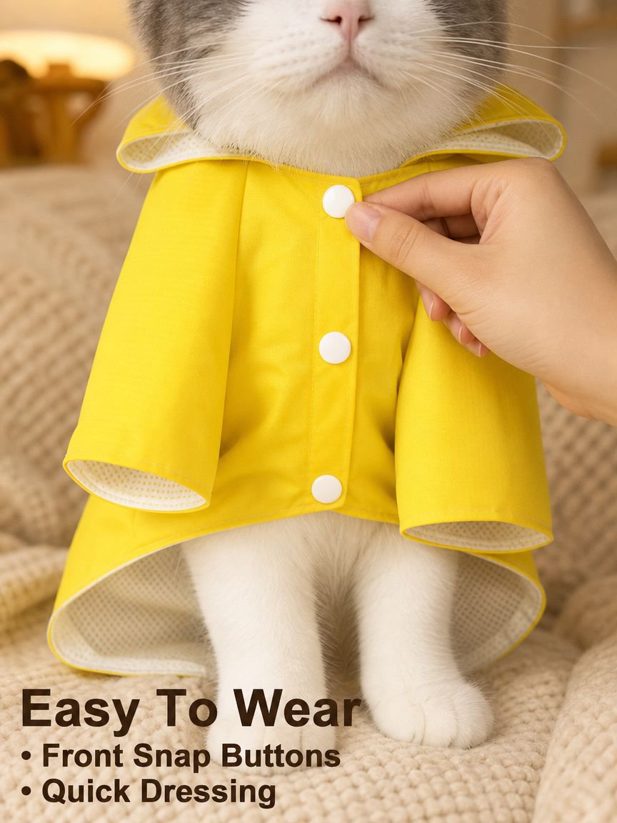 Waterproof Raincoat for Cats