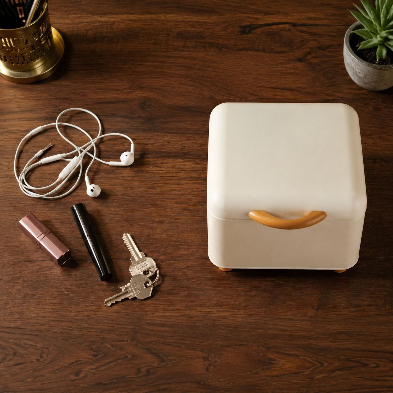 Multi-purpose metal organizer box for small items