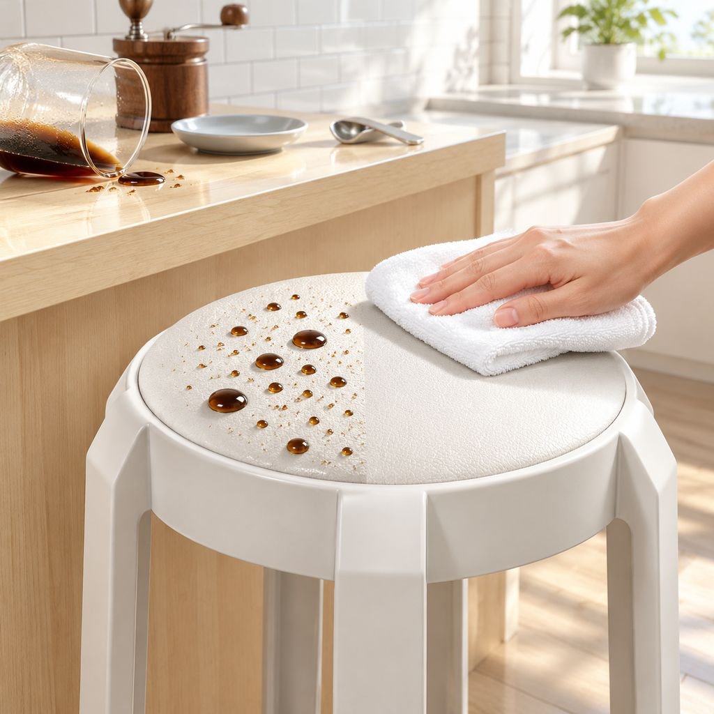 レストラン用ハイスツールのスタッキング例