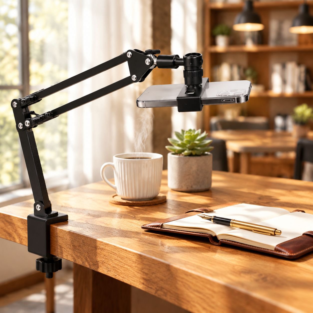 Mobile Phone Live Broadcast Accessories Bracket Universal Pan/Tilt Dual-Camera Rotating Clip Multi-F