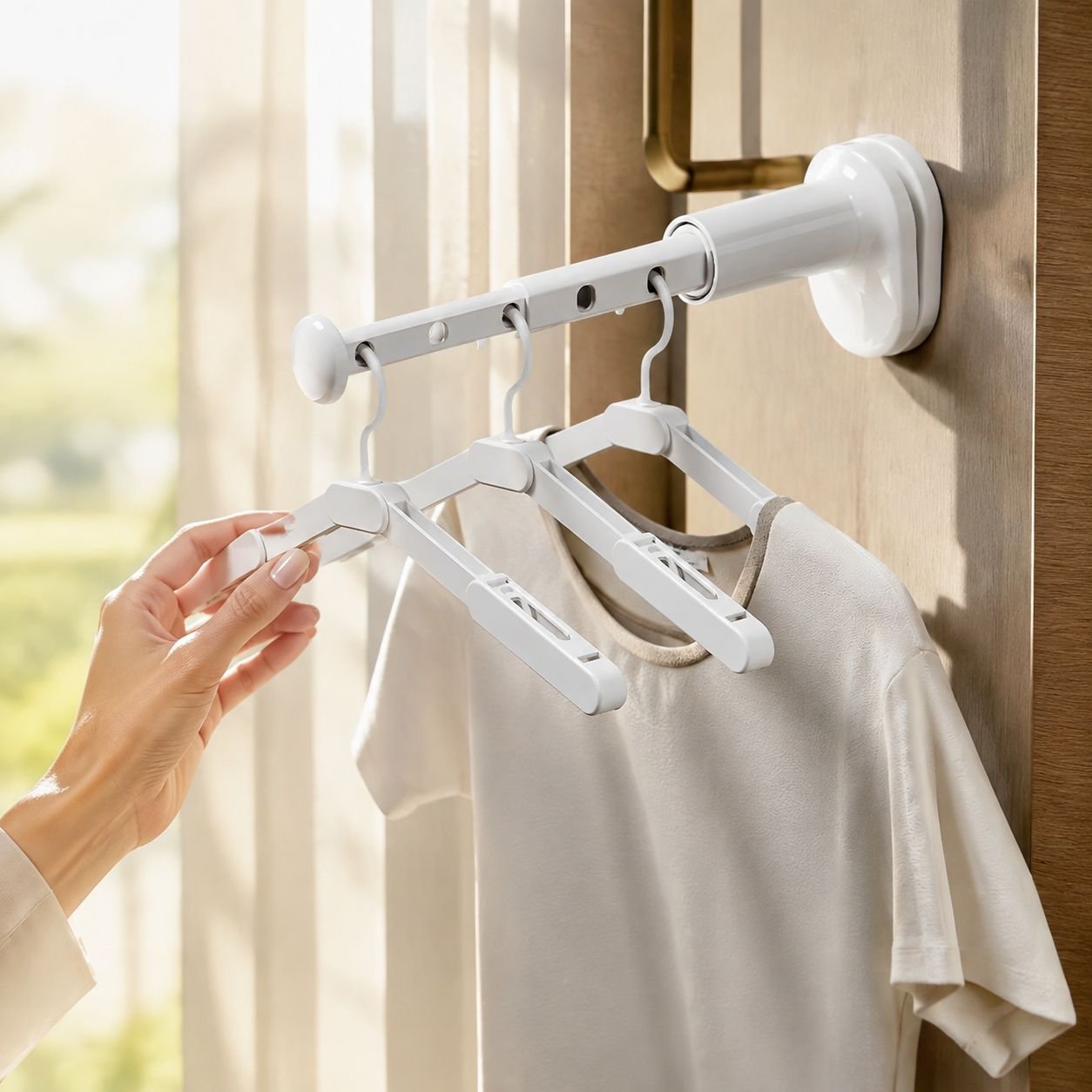 Porte-vêtements pliable et portable spécial voyage d'affaires et hôtel