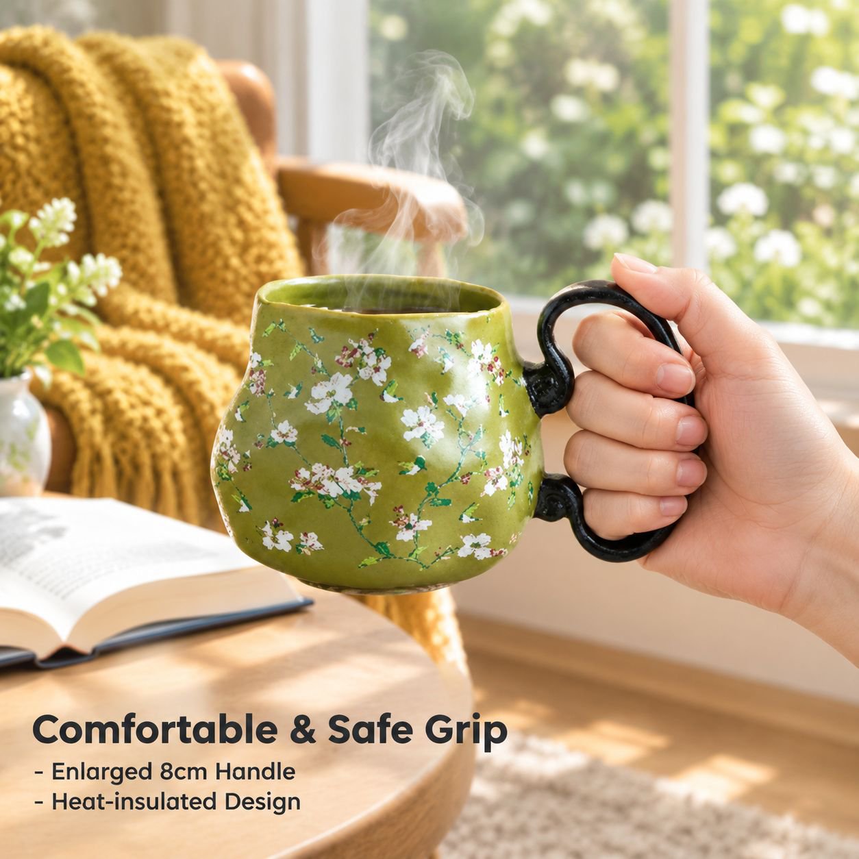 Vintage Handmade Ceramic Mug