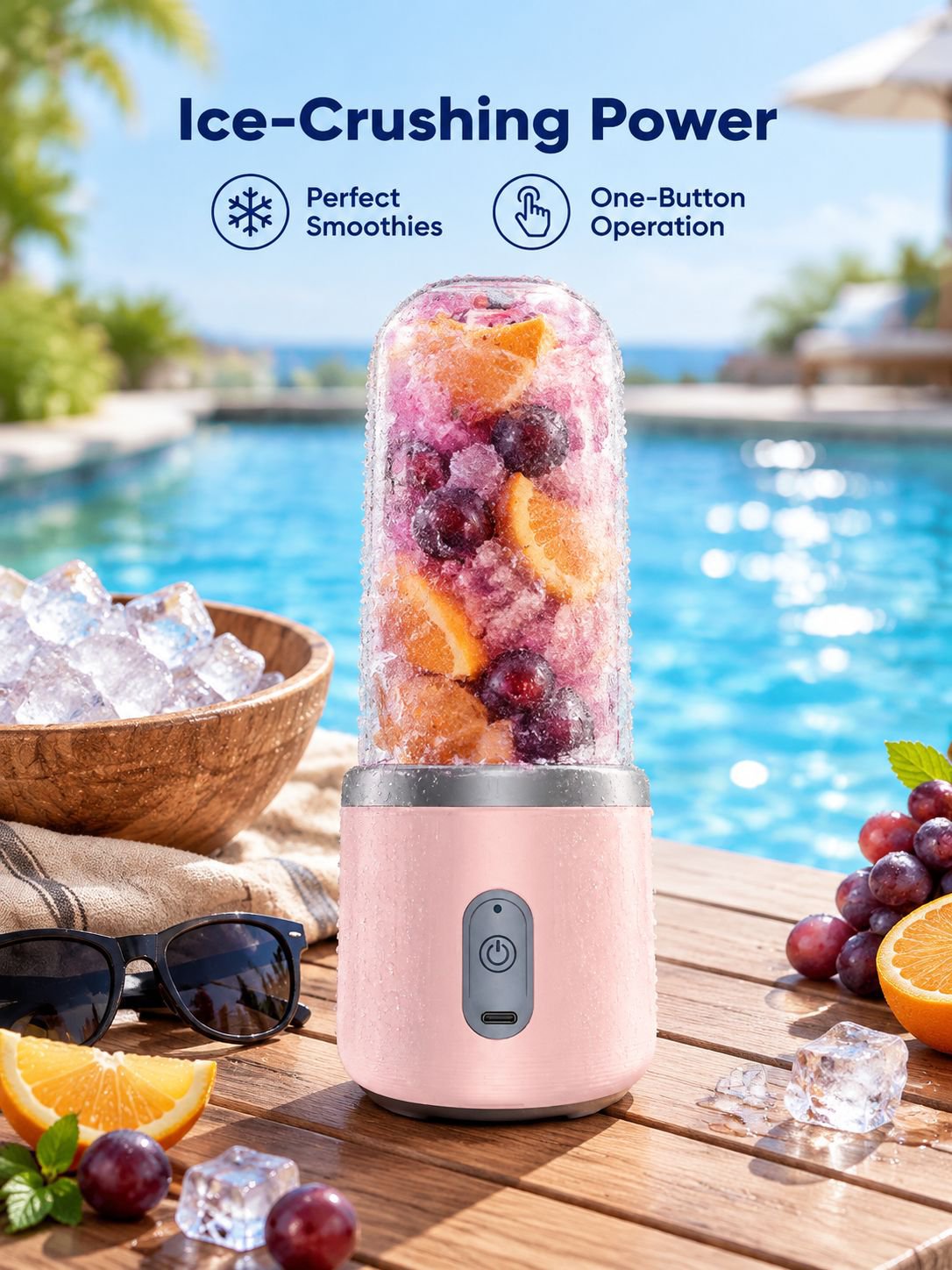 Portable Outdoor Rechargeable Juicer Cup