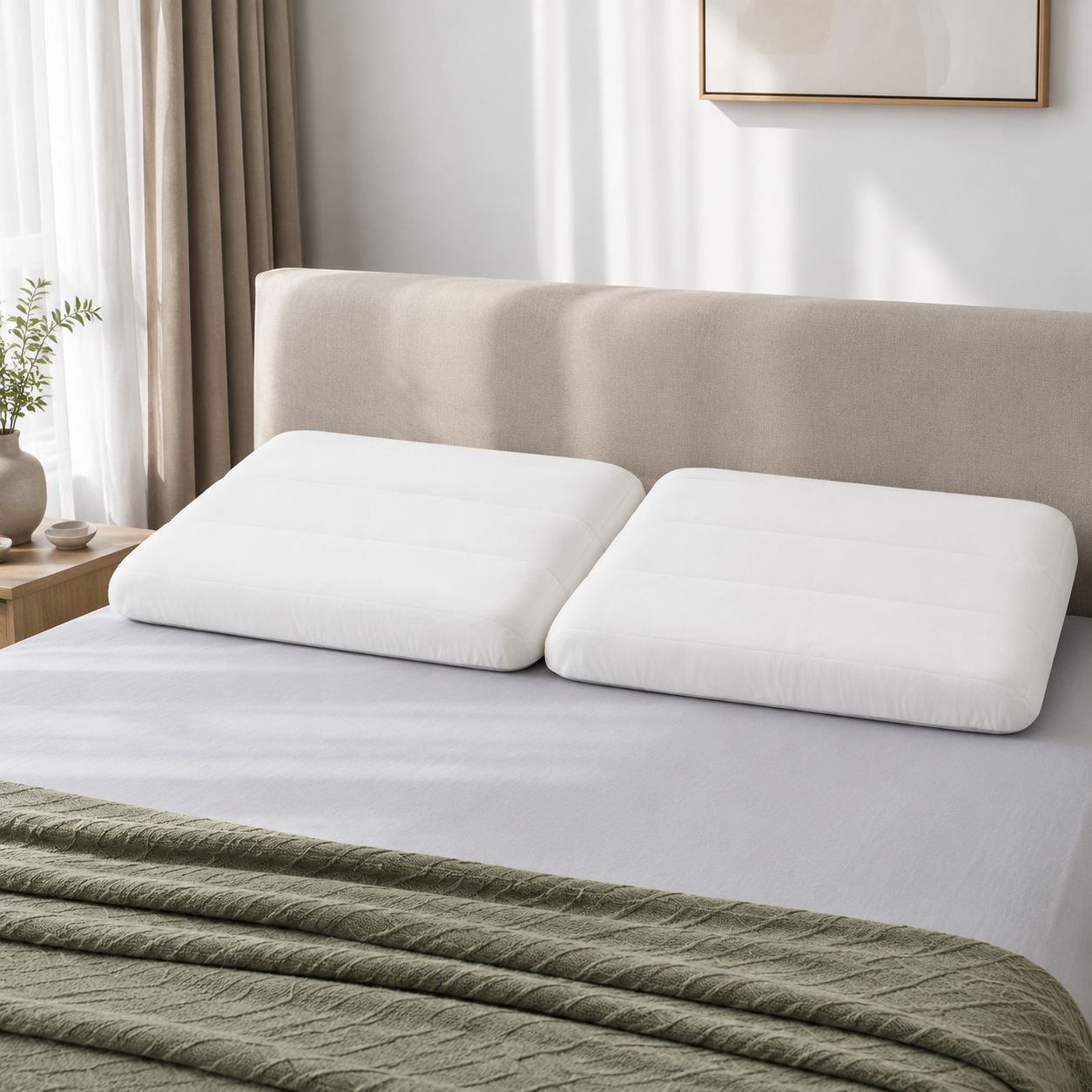 Soft Cotton Pillow Core for Comfortable Sleep