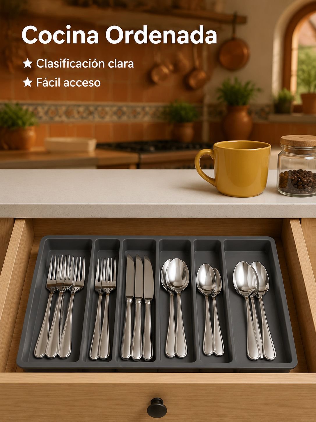 Divisor de compartimentos de silicona para el hogar