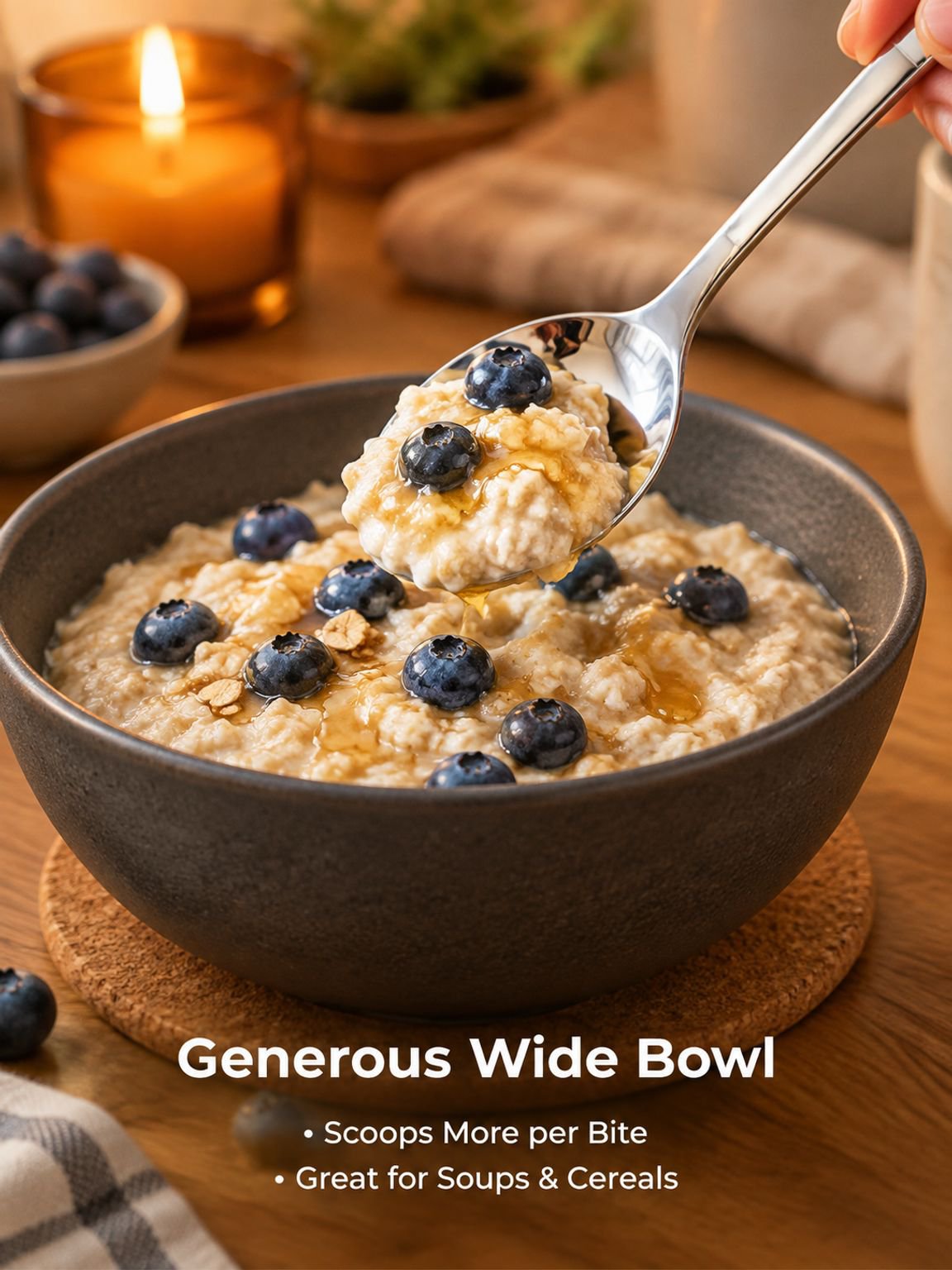 Stainless steel spoon