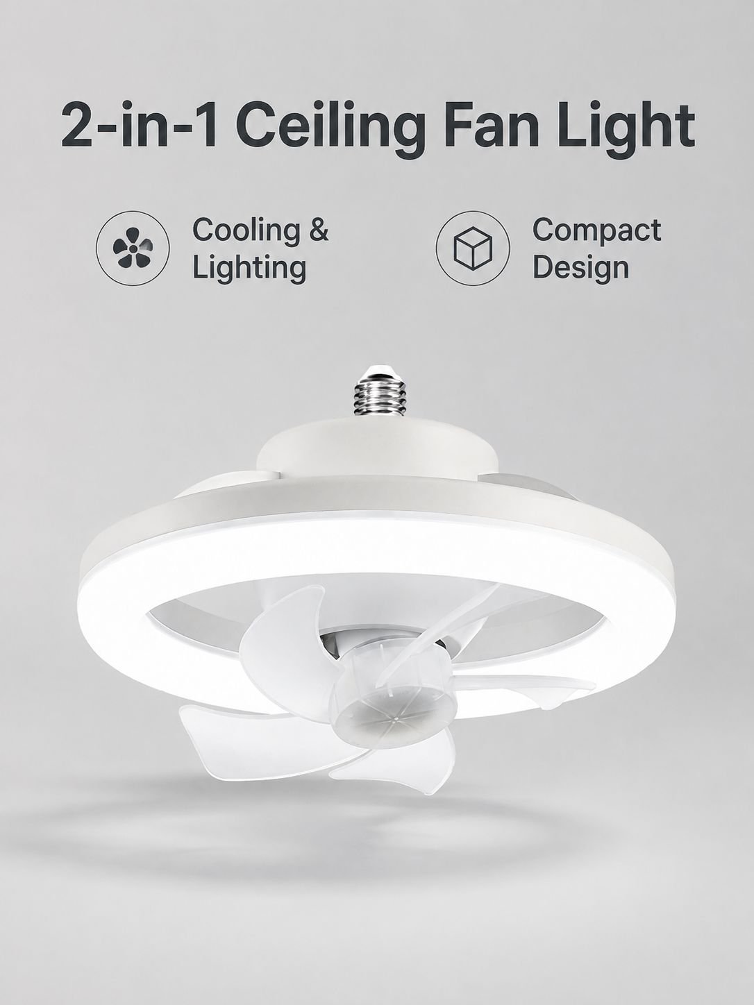 Multifunctional remote control ceiling fan light