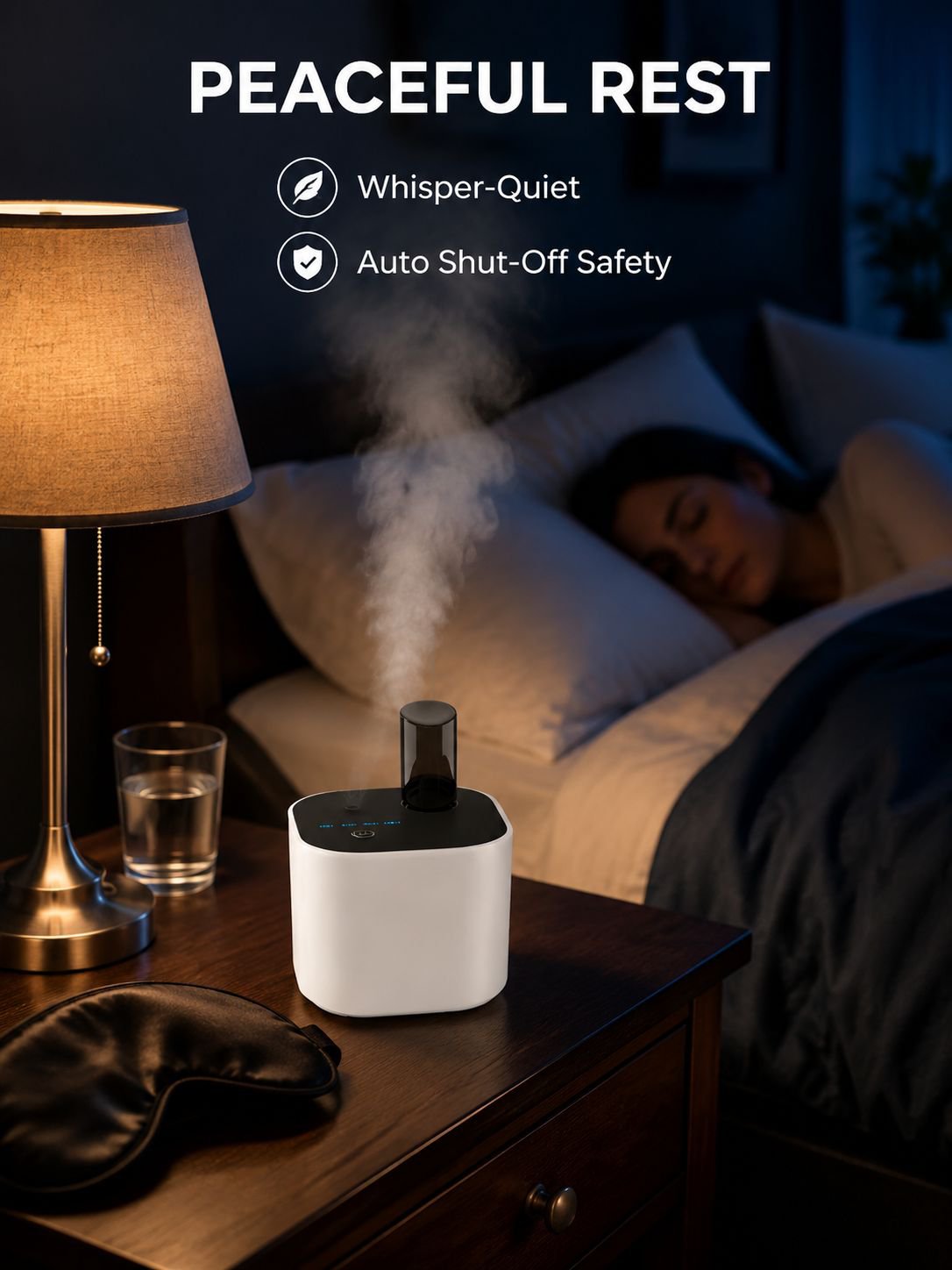 Smart Aroma Diffuser, Wireless Essential Oil Diffuser, Aromatherapy Spray