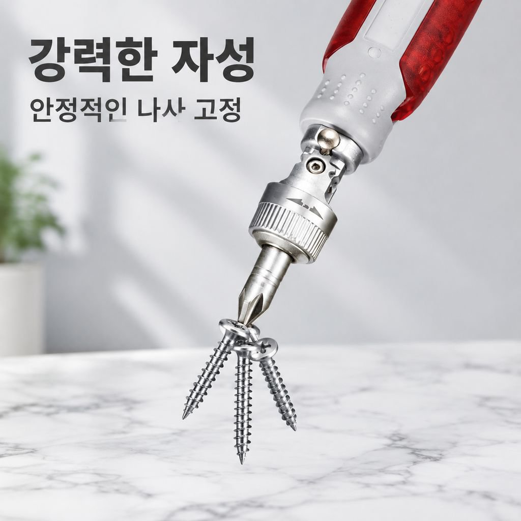 크롬바나듐 36T 좁은공간 양방향 라쳇 드라이버 강력 자석 공구