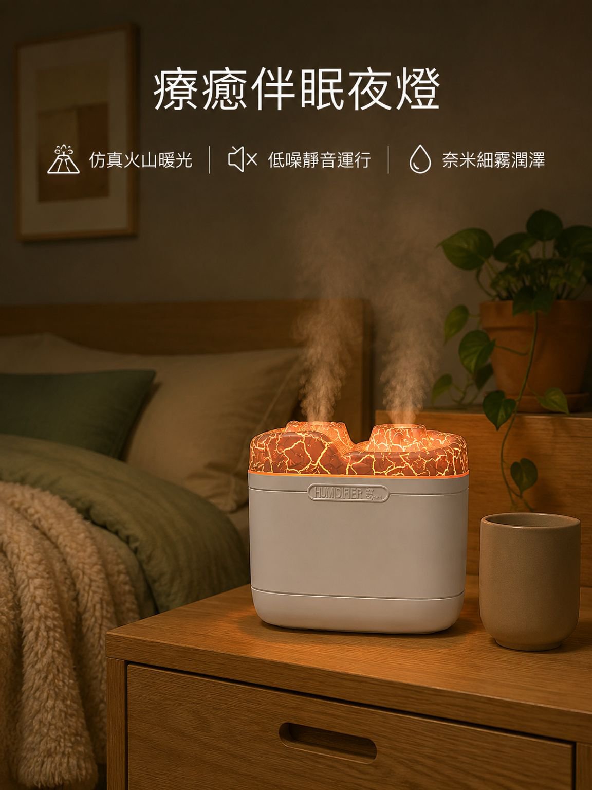 裂紋火焰雙噴加濕器