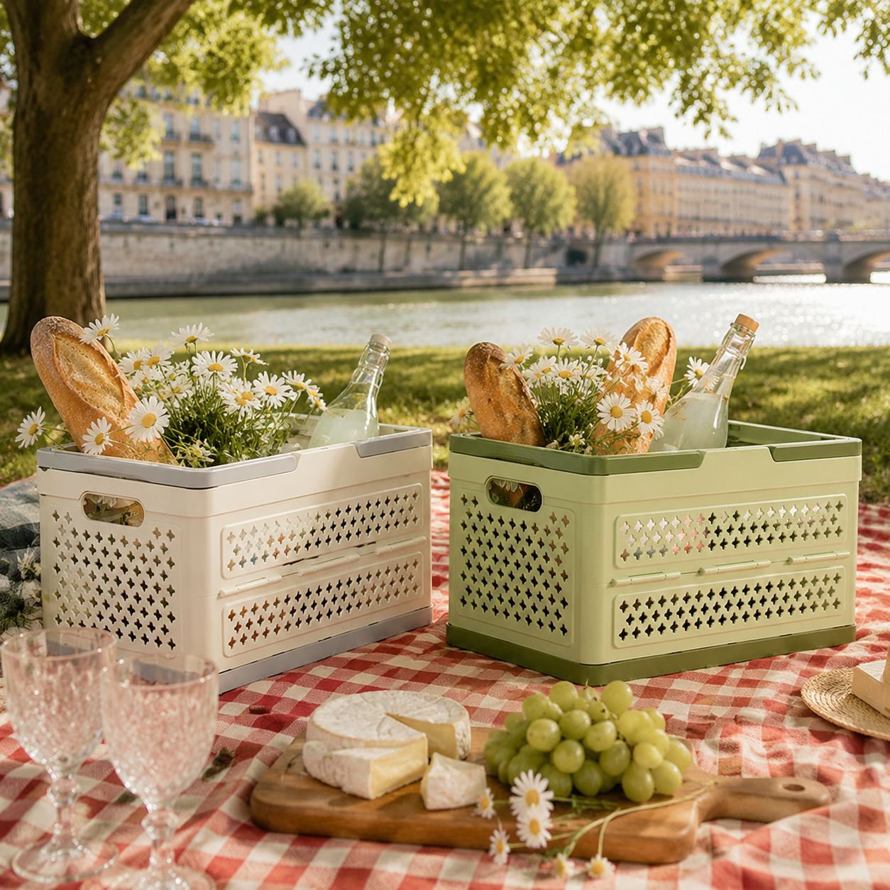 Panier de rangement multifonction grande capacité