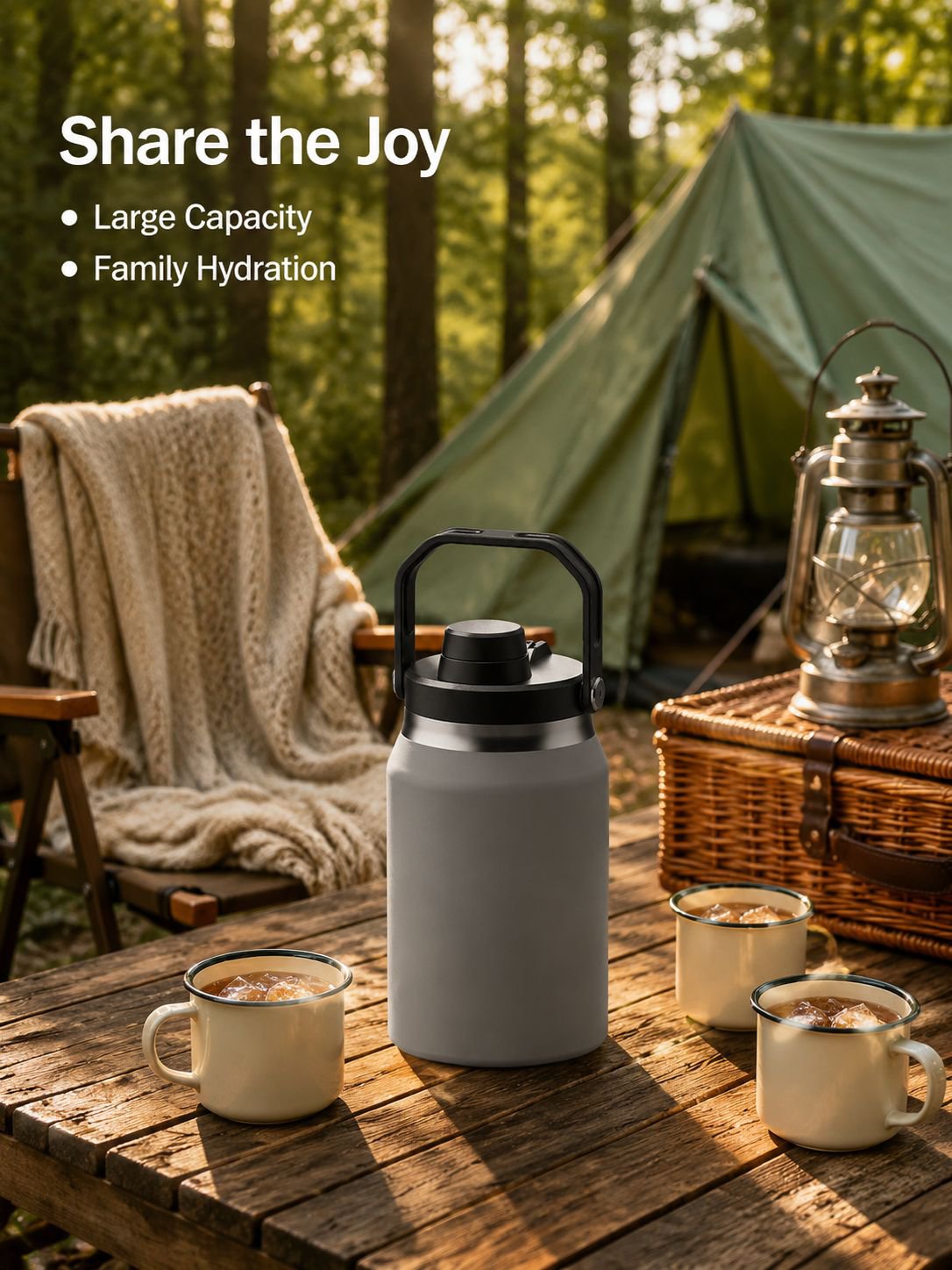 Multi-purpose water bottle and ice bucket