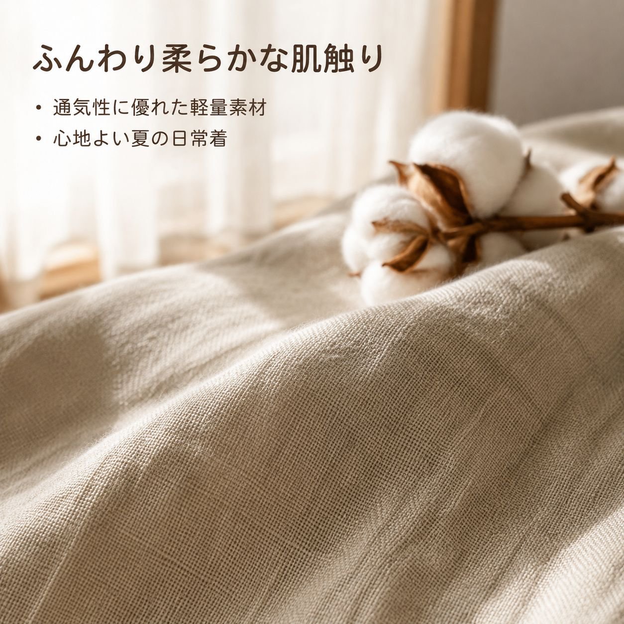 ラミー素材の半袖ベビードールシャツ