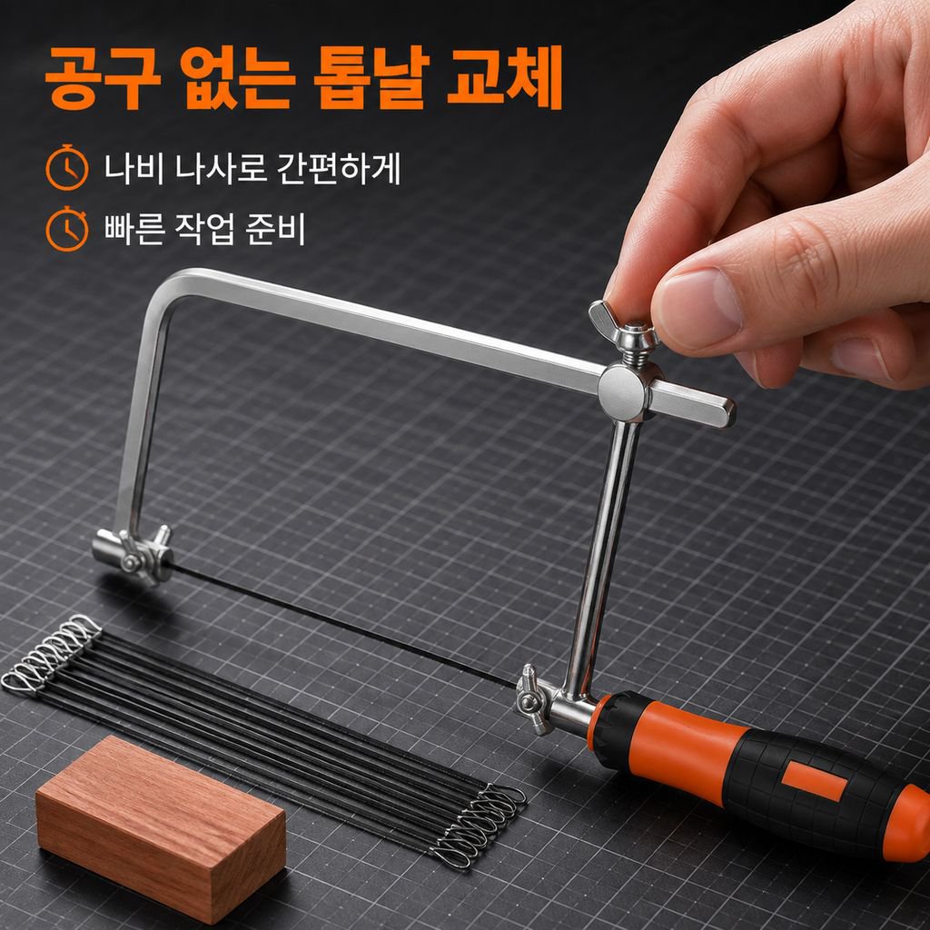 미니 인레이 손톱톱 DIY 소형 매직톱 목공 철사톱