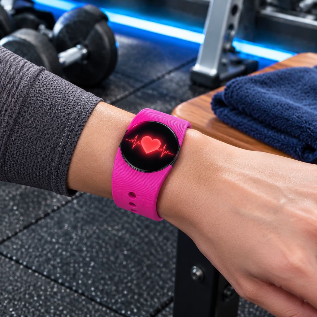 Multifunctional Smartwatch displaying health tracking features