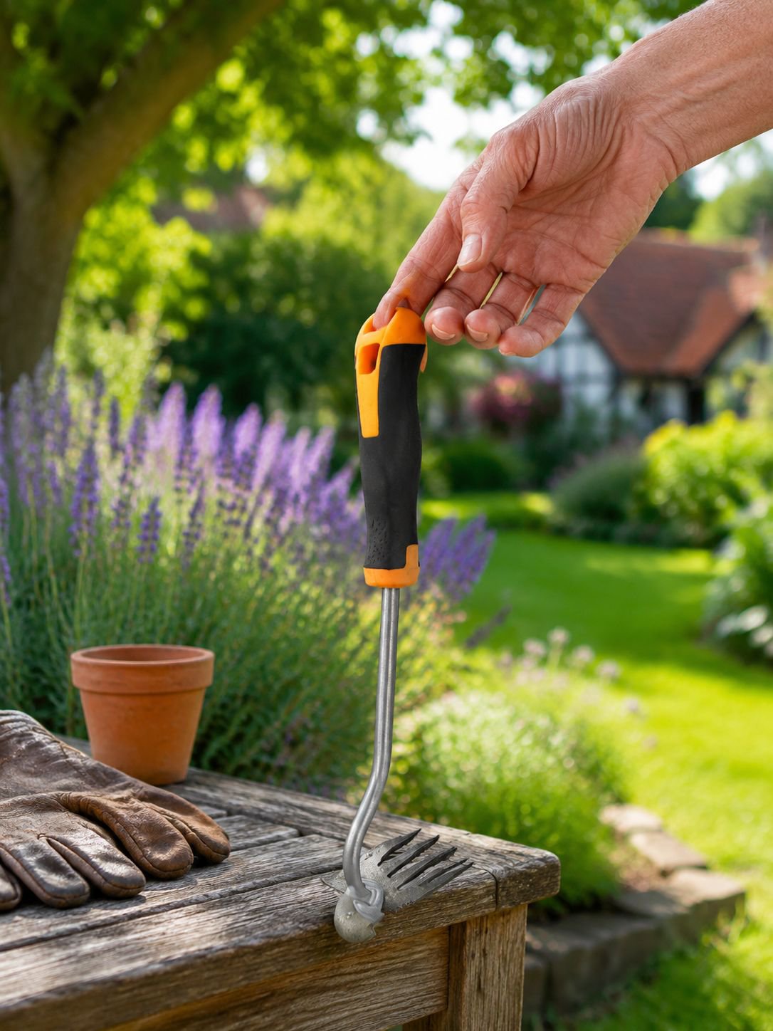 Ergonomischer Griff für komfortable Gartenarbeit