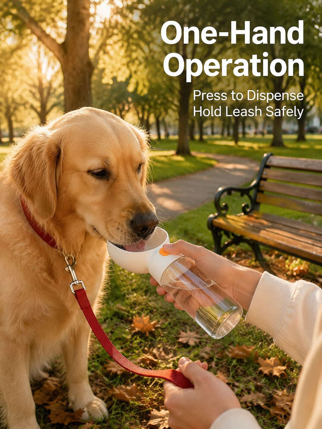 Pet Outdoor Water Cup Walking Dog Walking Cup Food Storage Bottle Dog Portable Drinking Waterer