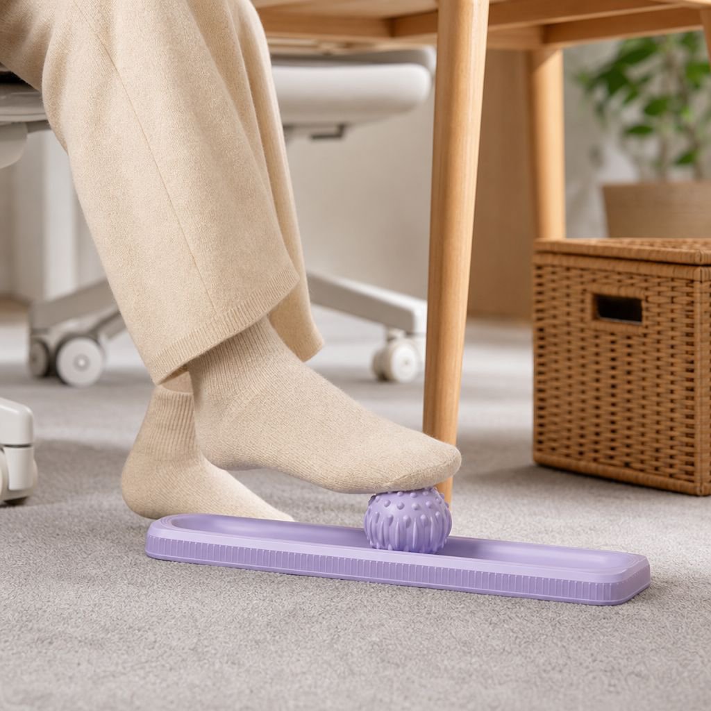 Balle de massage fascia plantaire pour la circulation des méridiens