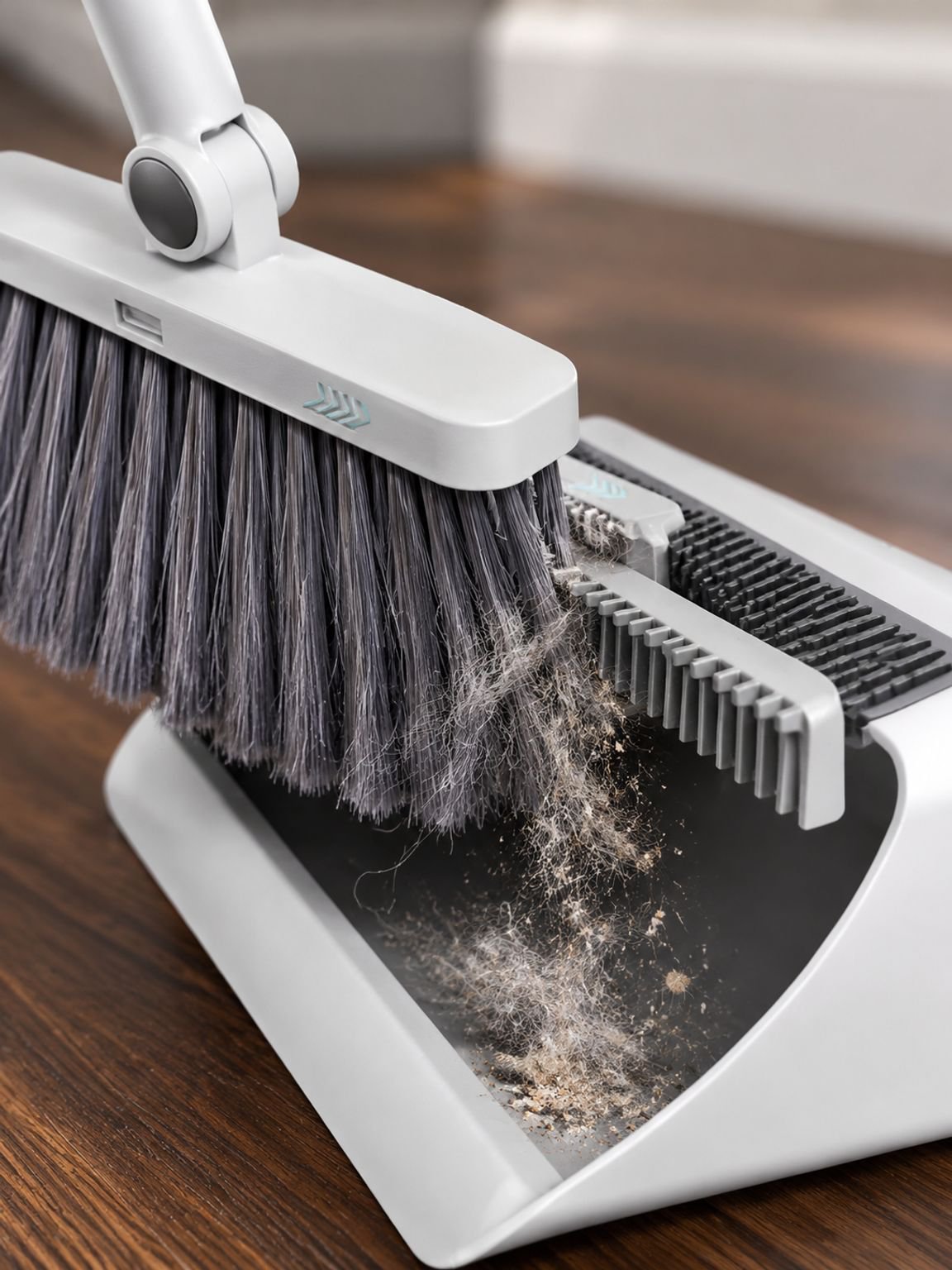Household Cleaning Broom and Dustpan Combo