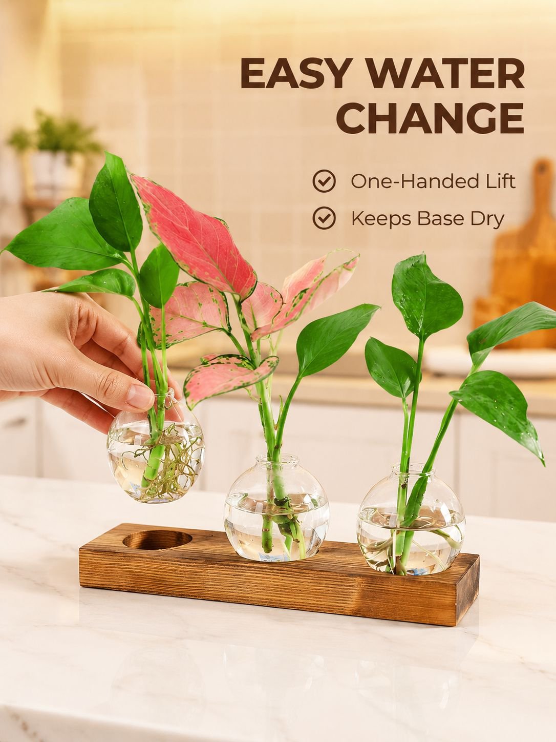 Glass Light Bulb Vase