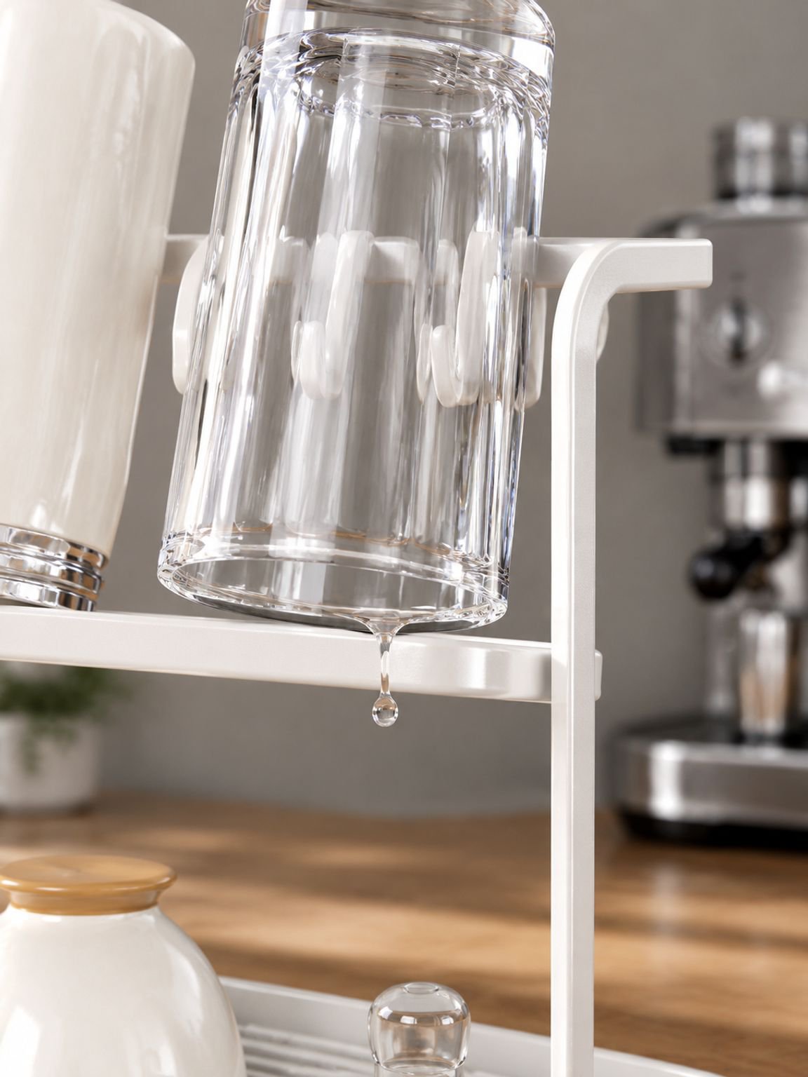 Double-Layer Inverted Cup Drying Rack