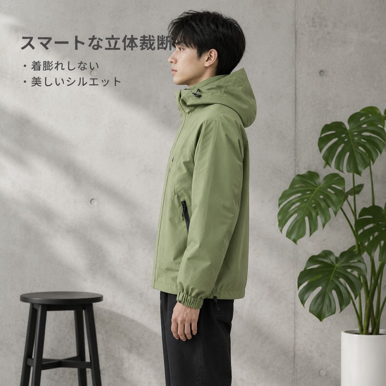 メンズ秋用カジュアルジャケット