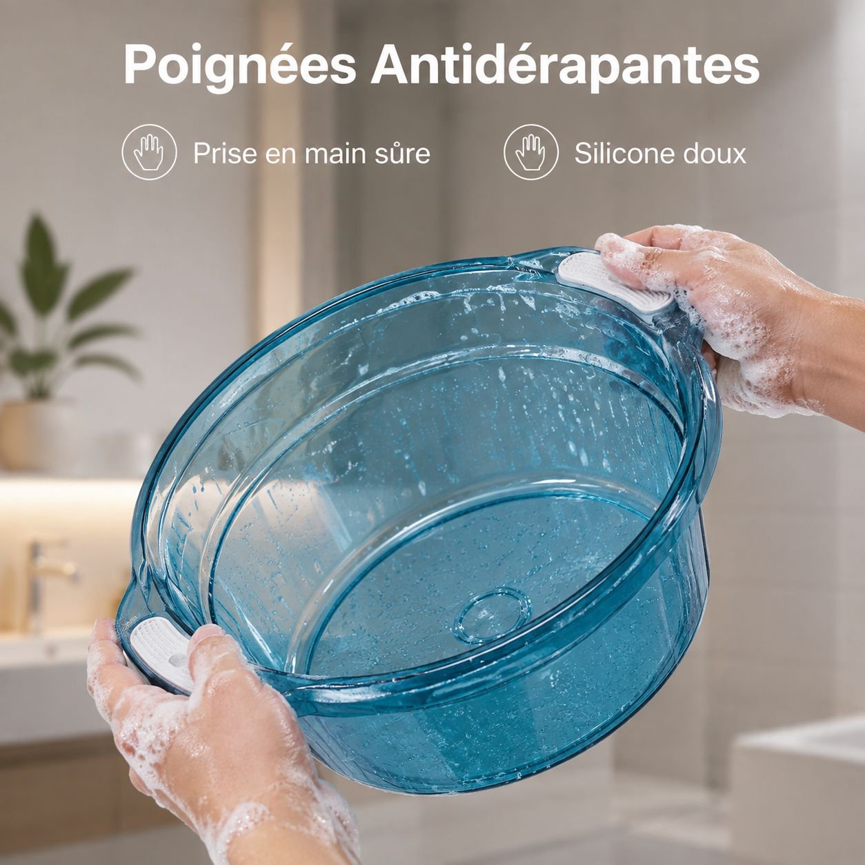 Grand bassin rond pour usage domestique