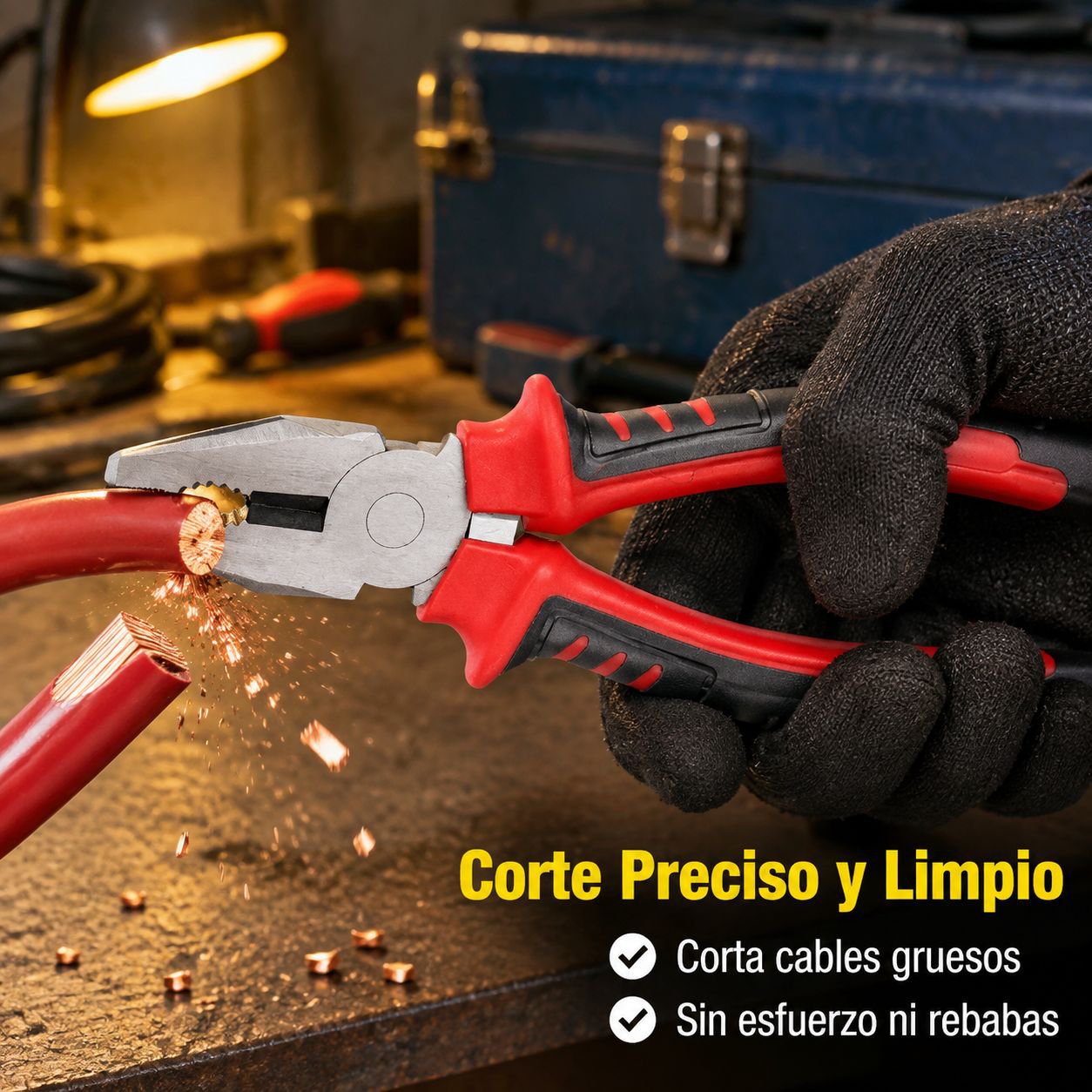 Alicates aislados para electricistas