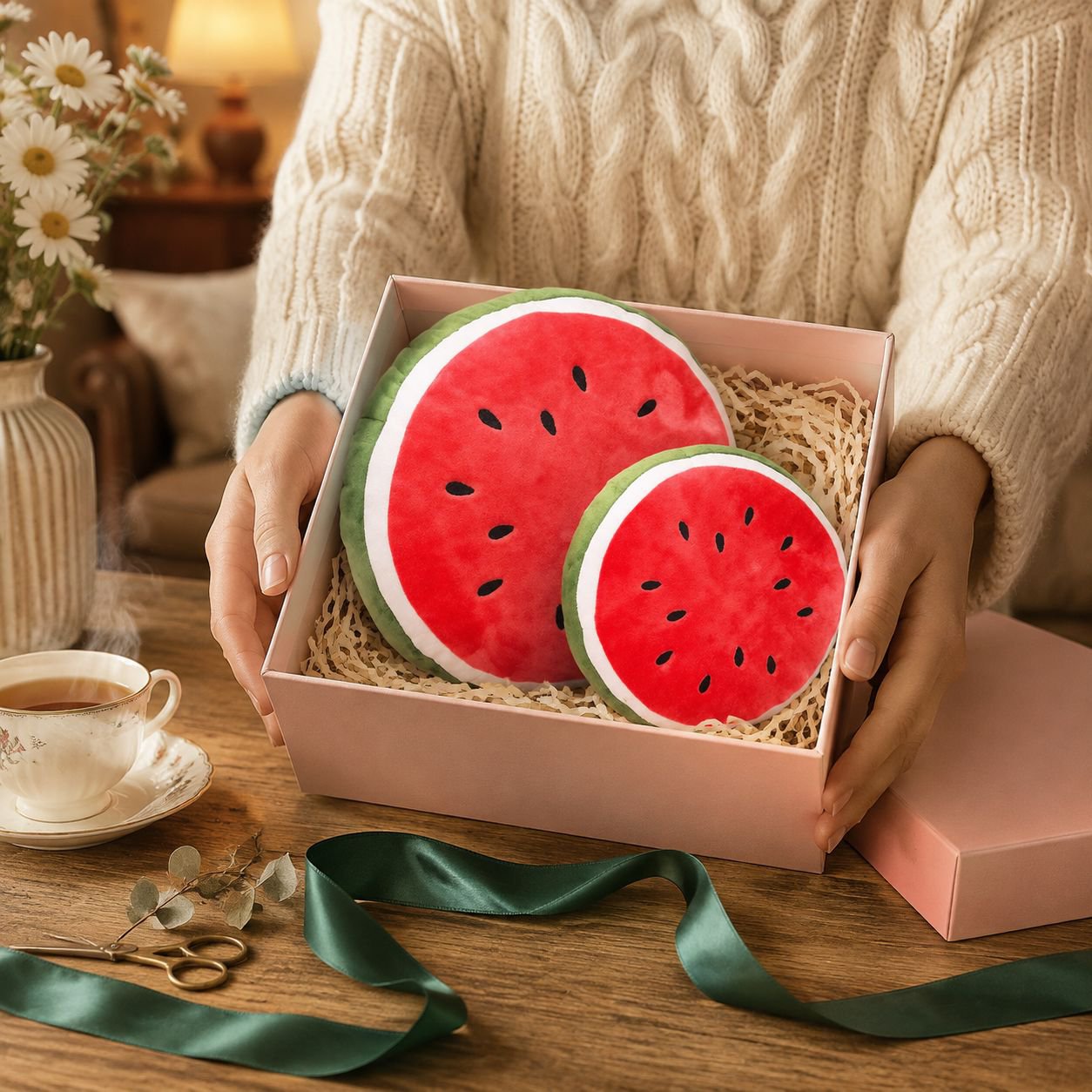Watermelon Plush Toy Pillow
