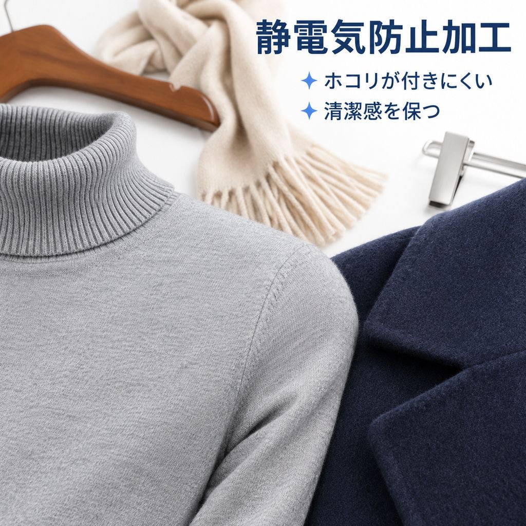 メンズ 無地ハイネックセーター