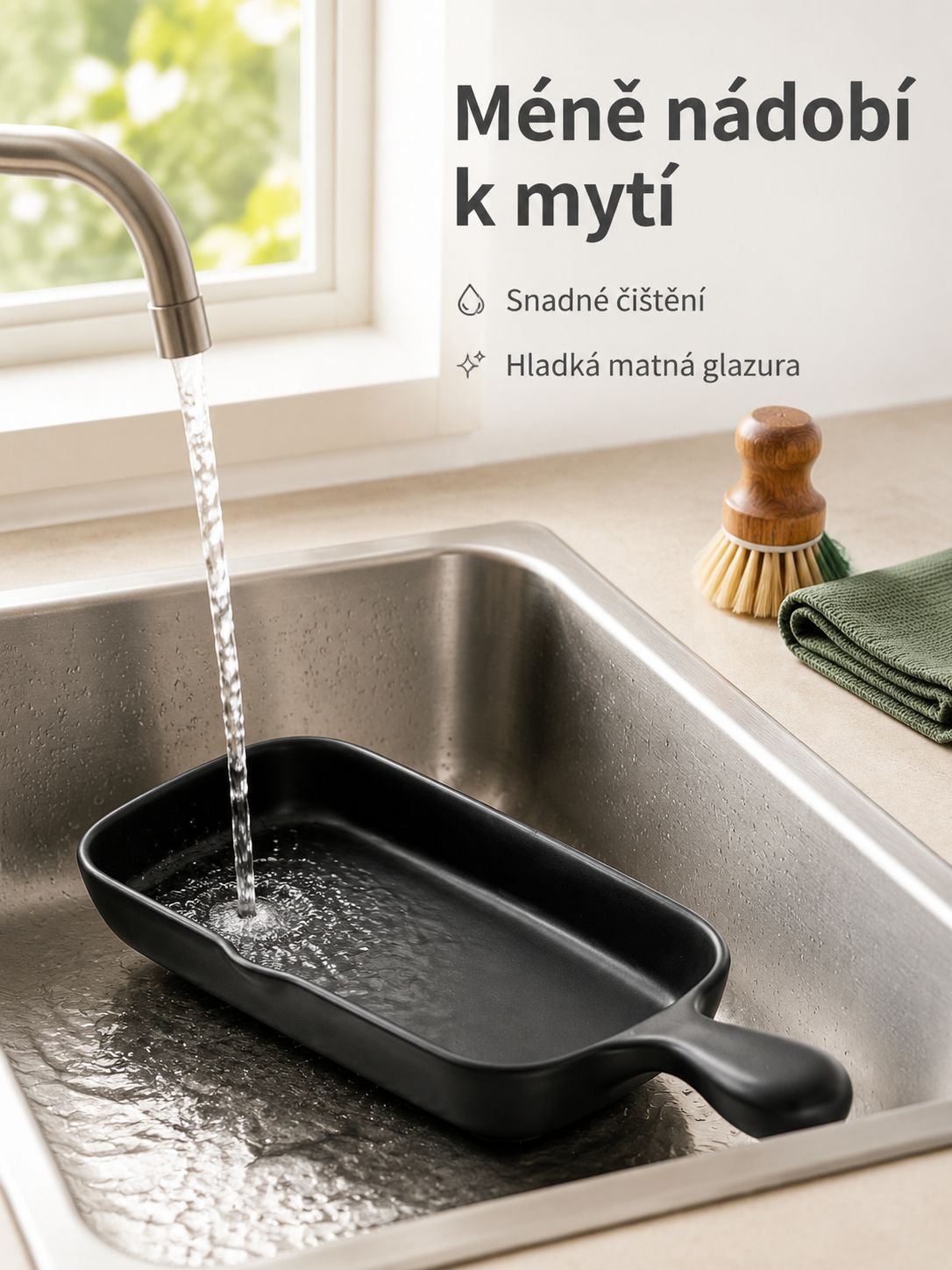 Stylový obdélníkový pekáč jako dárek pro kuchaře