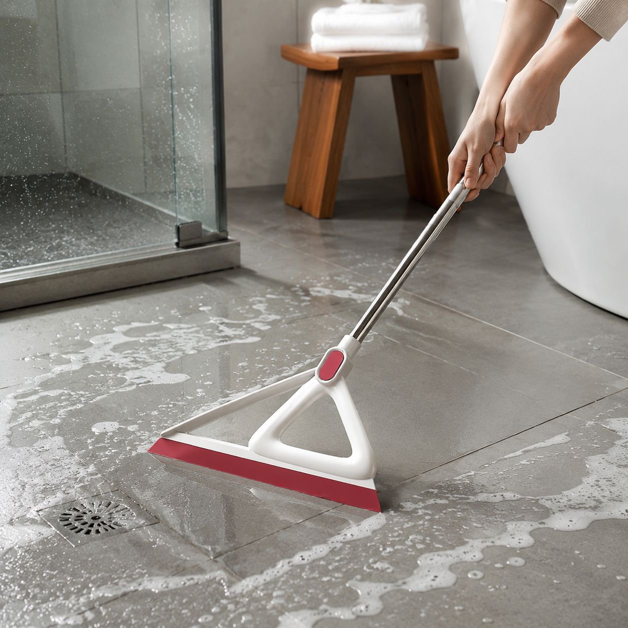 Multifunctional Triangular Magic Floor Scraper
