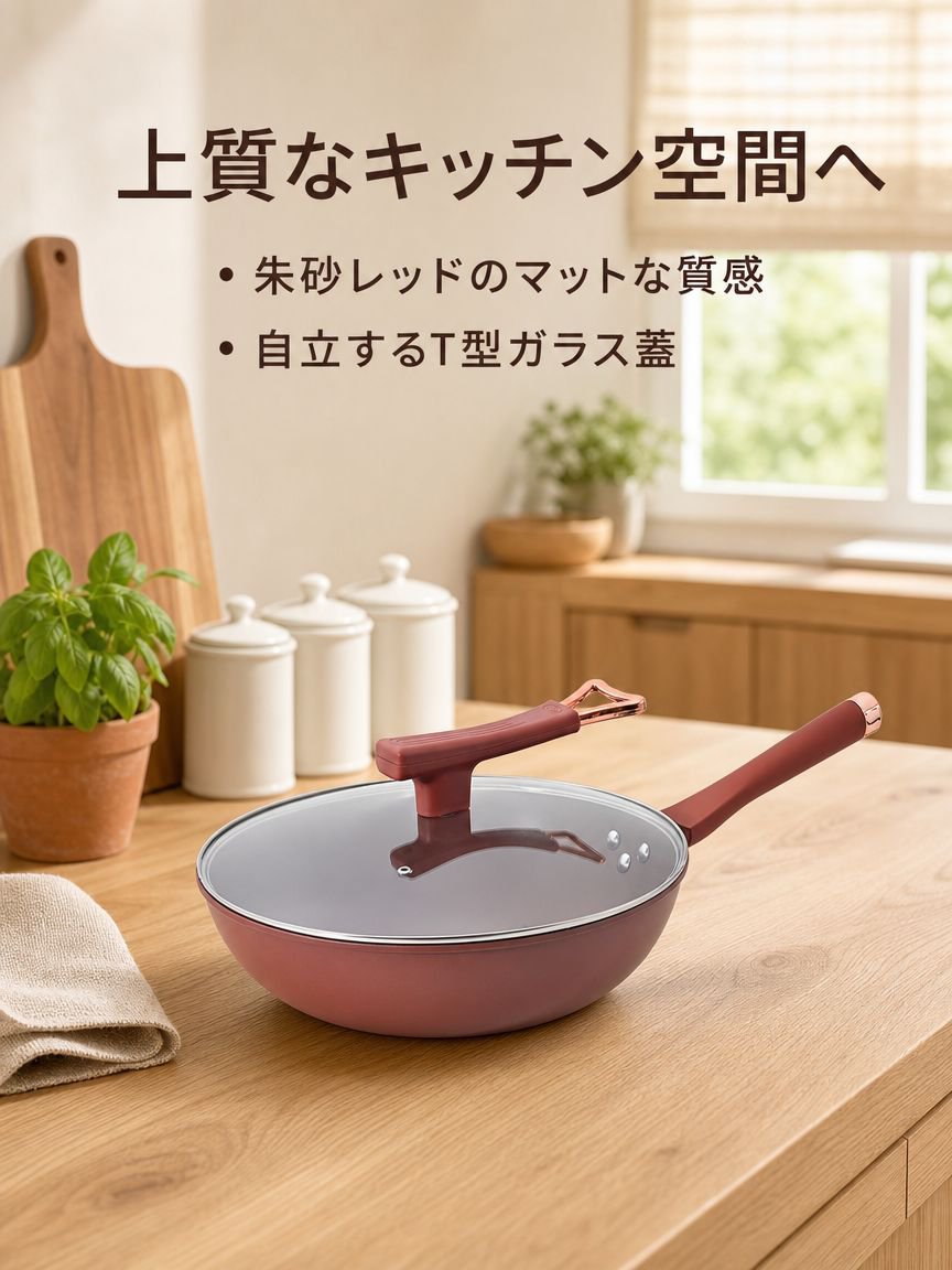 紫砂コーティングノンスティックフライパン