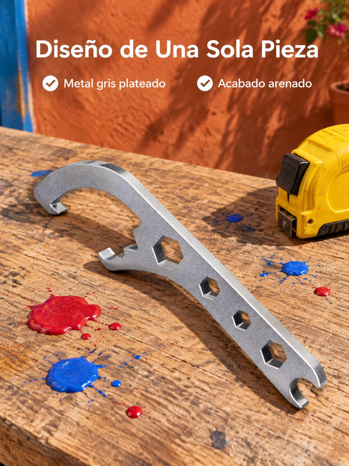 Llave para cubos de pintura, abretaños