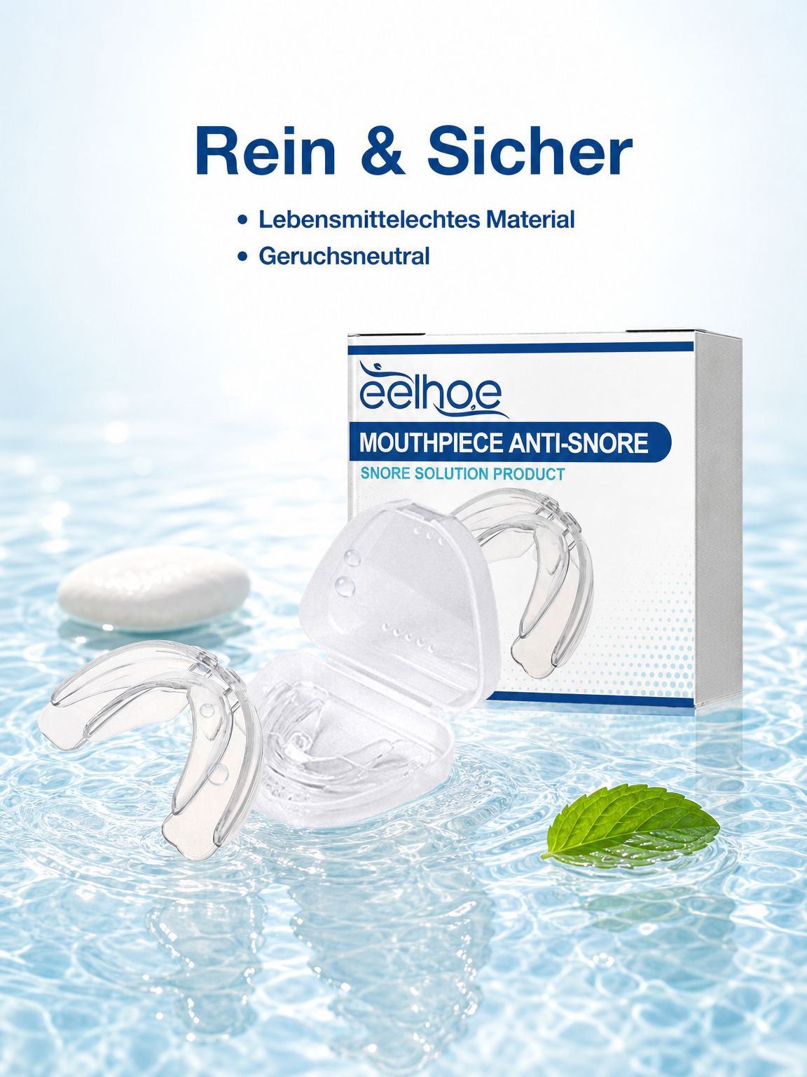 Anti-snoring mouth guards, anti-snoring, anti-teeth grinding, smooth breathing, anti-snoring mouth g