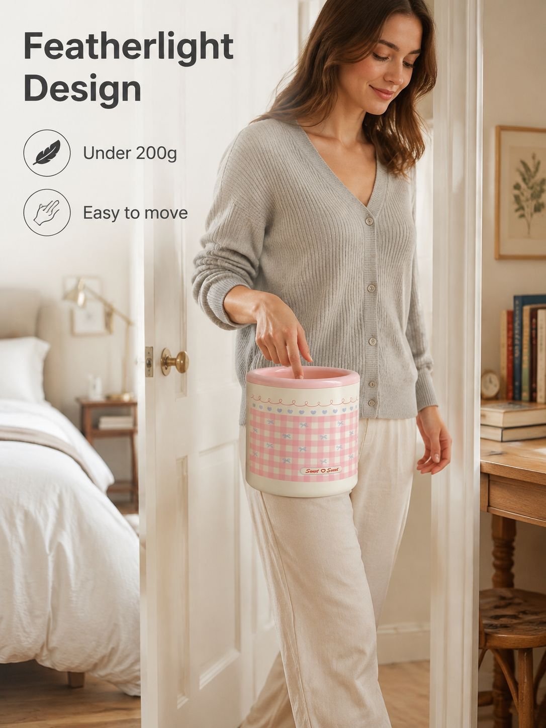 Office high-end appearance plastic bucket