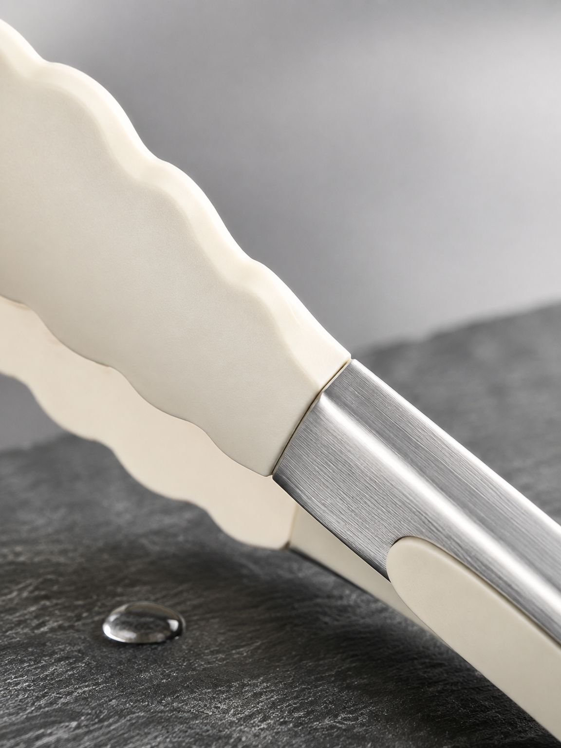 Edelstahl Küchen Lebensmittelzange mit ergonomischem Griff