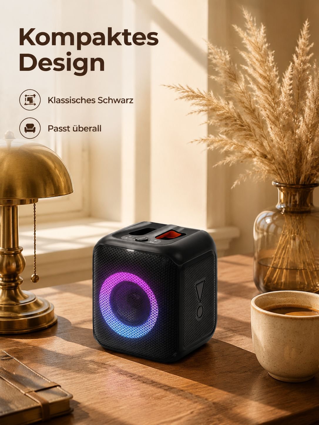 Tragbarer kabelloser Bluetooth-Lautsprecher