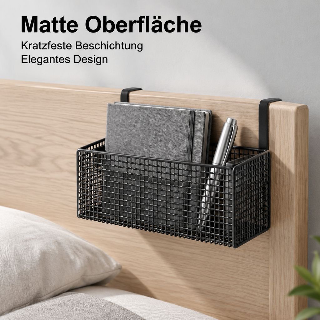 Hochbett Organizer als Bettregal für Wohnheim und Jugendzimmer