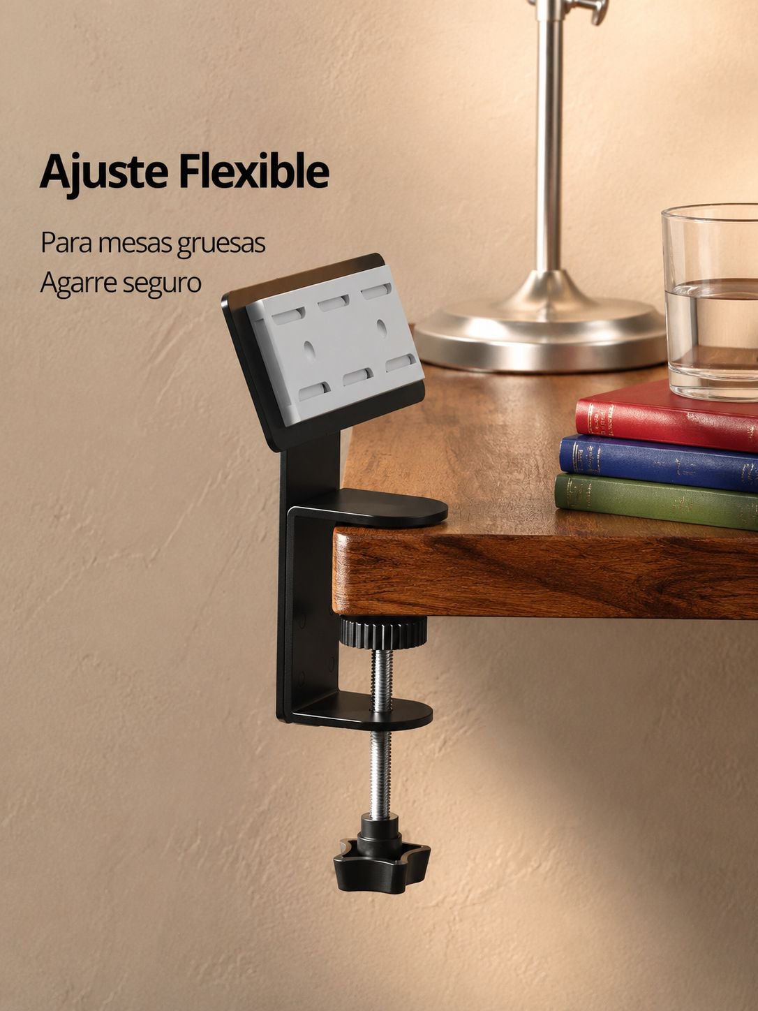 Estante de almacenamiento multifuncional bajo escritorio para gestión de cables