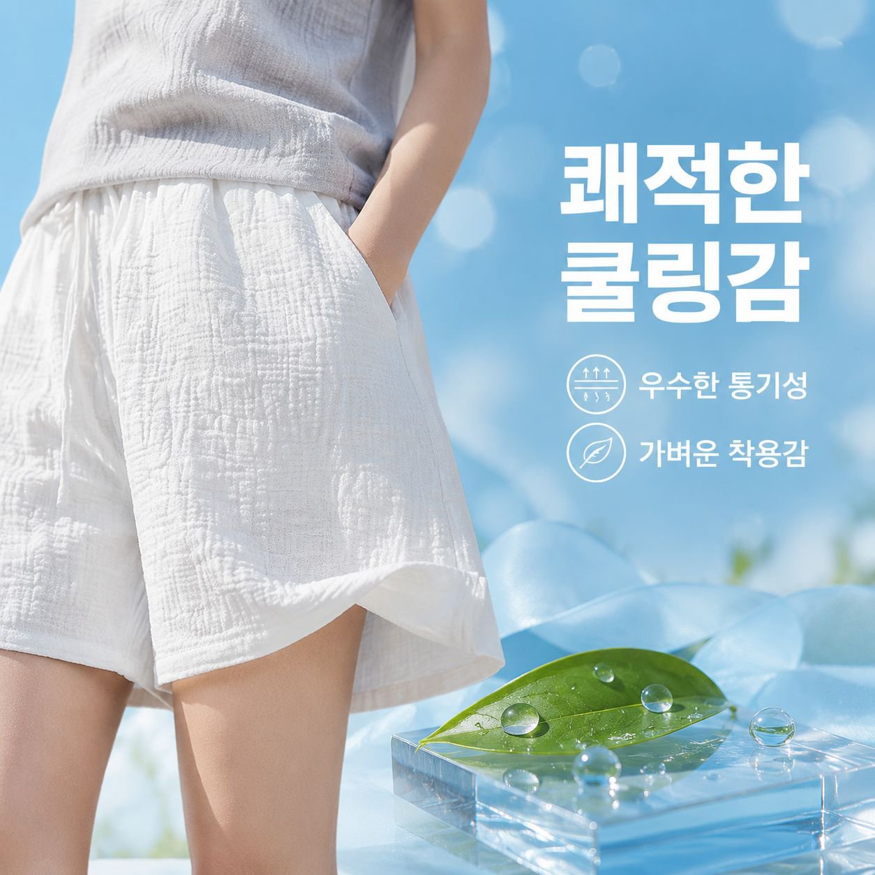 봄/여름 신상품: 문학적 스타일의 루즈핏 슬림핏 반바지 (면과 린넨 혼방)