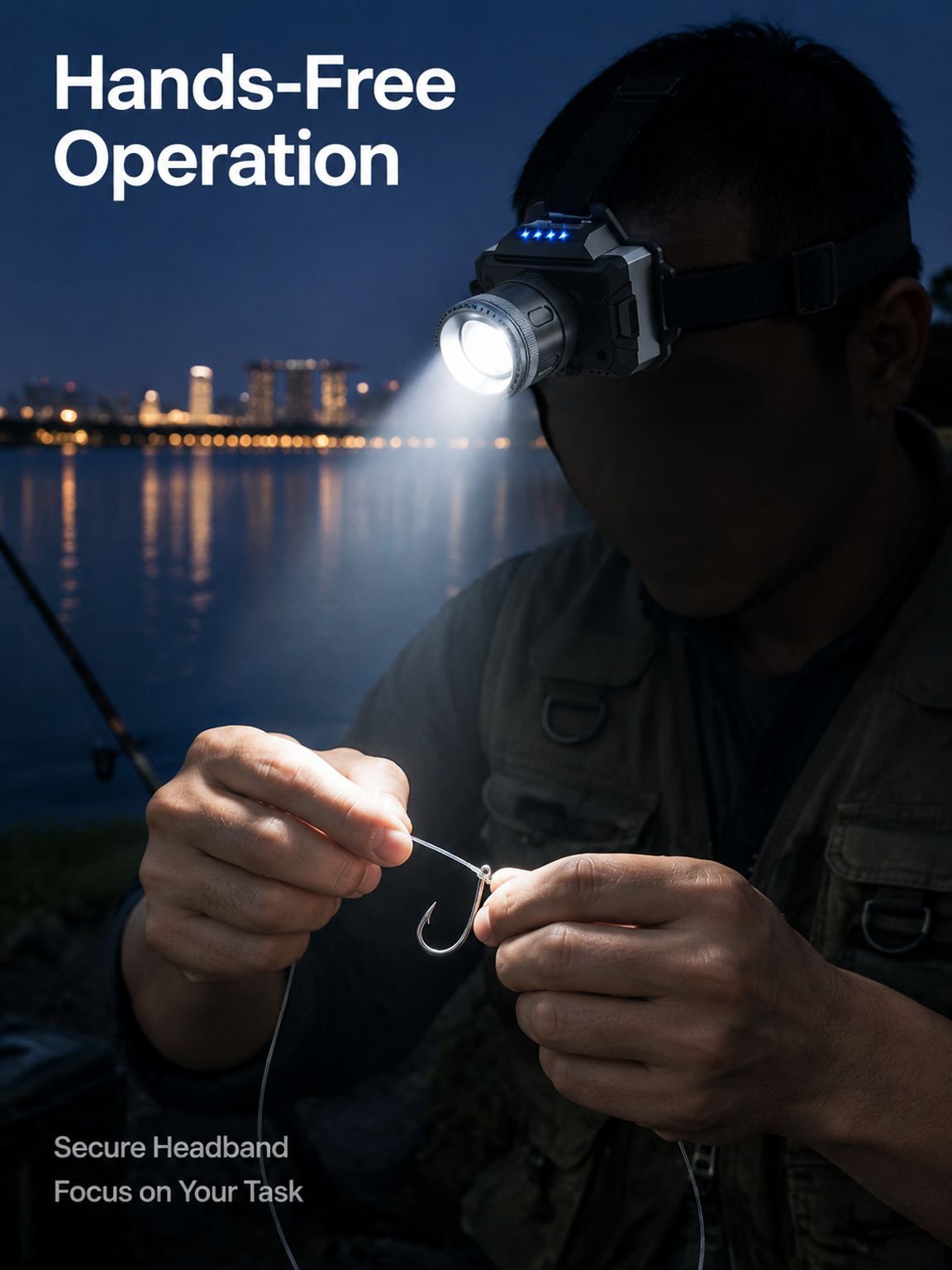Multi-functional Fishing Tactical Headlamp